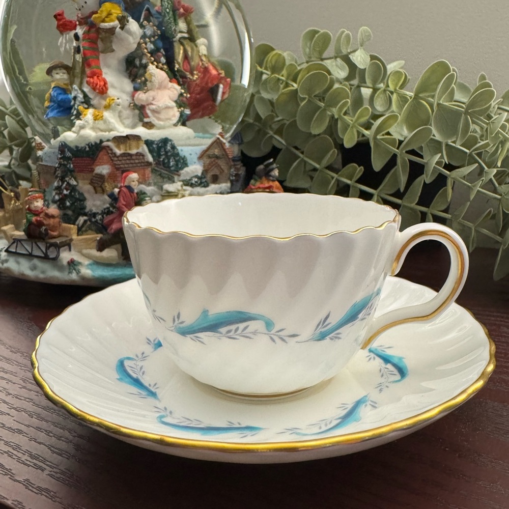 RARE FIND  Vintage teacup & saucer set Minton – “Downing” (S-665) 1948 year
